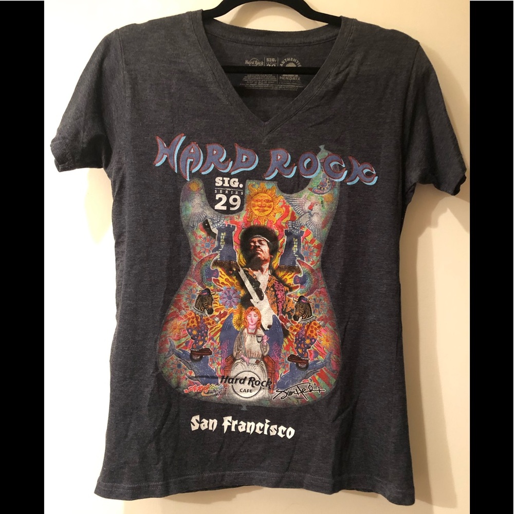 Hard Rock Cafe Jimi Hendrix ladies tee - NWOT